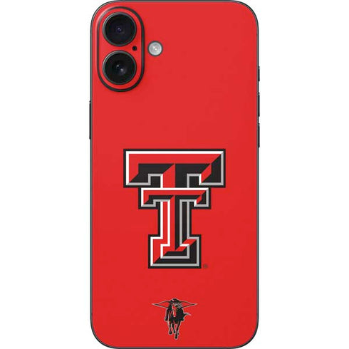 Texas Tech University Red Raiders iPhone 16 Plus Skin