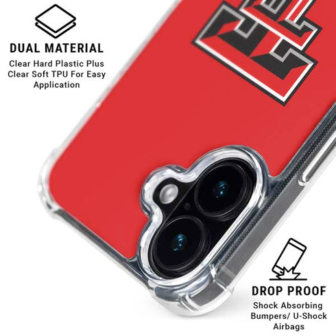 Texas Tech University Red Raiders iPhone 17 Clear Case