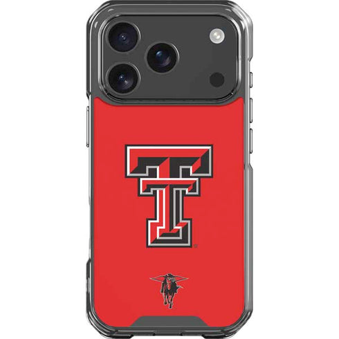 Texas Tech University Red Raiders iPhone 17 Pro Clear Case
