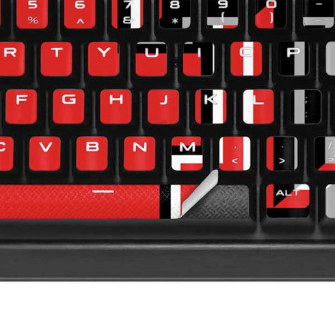 Texas Tech University Red Raiders K95 RGB PLATINUM Mechanical Gaming Keyboard Skin