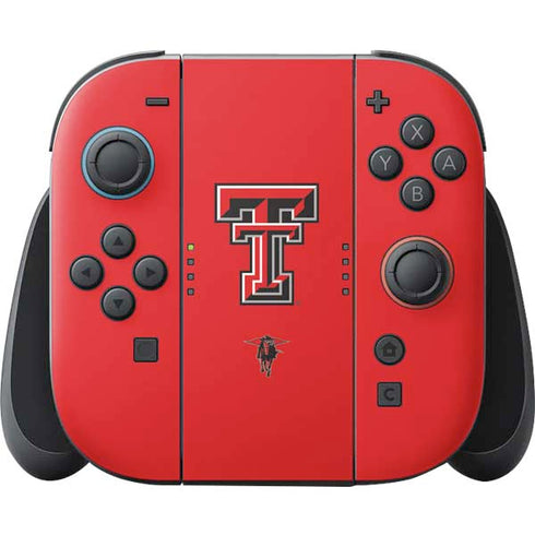 Texas Tech University Red Raiders Nintendo Switch 2 (2025) Joy-Con Controller Skin