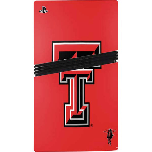 Texas Tech University Red Raiders PS5 Pro Bundle Skin