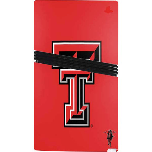 Texas Tech University Red Raiders PS5 Pro Bundle Skin