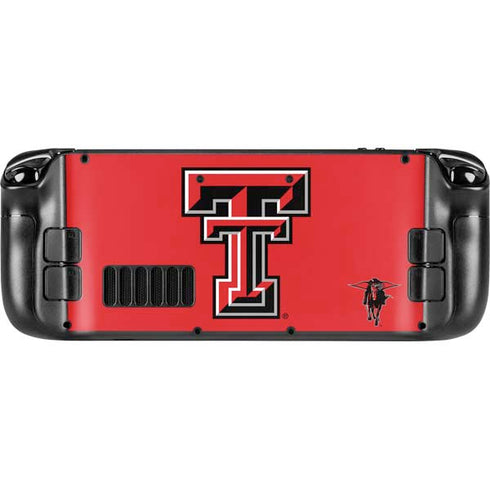 Texas Tech University Red Raiders Steam Deck Handheld Gaming Computer OLED Skin