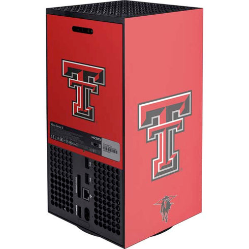 Texas Tech University Red Raiders Xbox Series X Console Skin