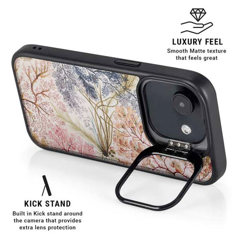 Textile Design by William Kilburn iPhone 16e Kickstand Case