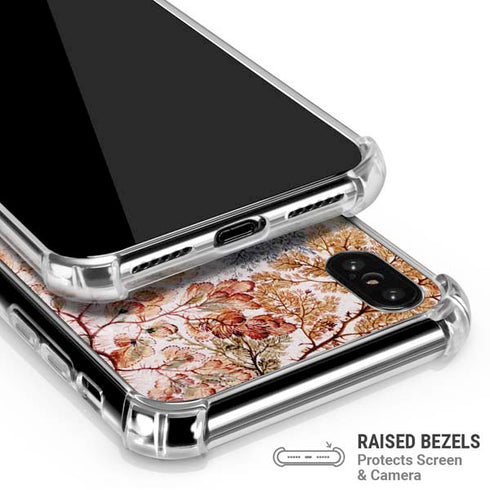Textile Design by William Kilburn iPhone X/XS Clear Case