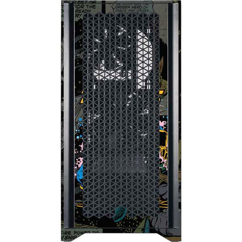 Marvel Classic Comics Thanos Corsair 4000D Tempered Glass Mid-Tower ATX Case Skin