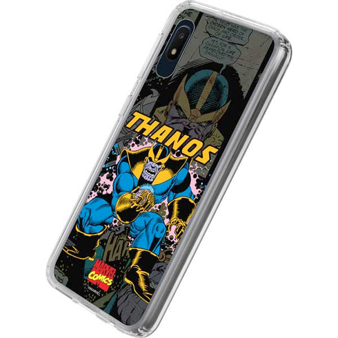 Marvel Classic Comics Thanos Galaxy A10e Clear Case