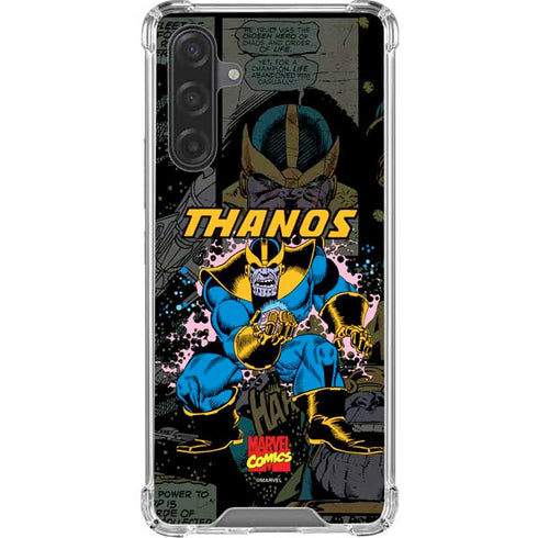 Marvel Classic Comics Thanos Galaxy A17 Clear Case