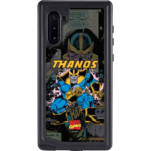 Marvel Classic Comics Thanos Galaxy Note 10 Waterproof Case