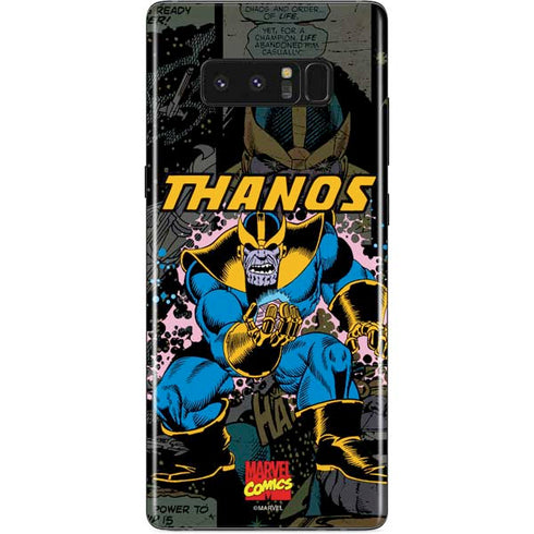 Marvel Classic Comics Thanos Galaxy Note 8 Skin