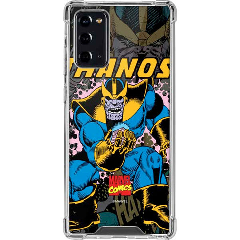 Marvel Classic Comics Thanos Galaxy Note20 5G Clear Case