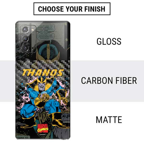Marvel Classic Comics Thanos Galaxy Note20 5G Skin
