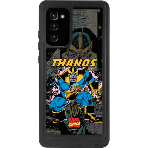 Marvel Classic Comics Thanos Galaxy Note20 5G Waterproof Case