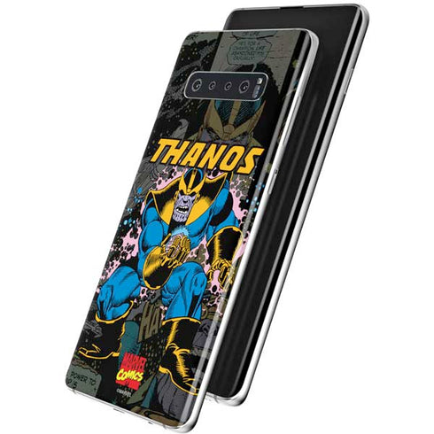 Marvel Classic Comics Thanos Galaxy S10 Plus Skin