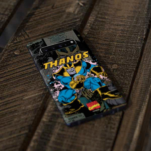 Marvel Classic Comics Thanos Galaxy S10 Plus Skin