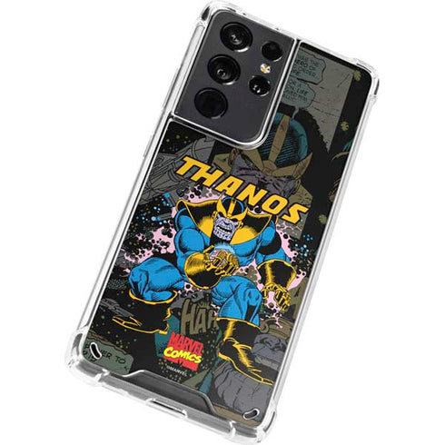 Marvel Classic Comics Thanos Galaxy S21 Ultra 5G Clear Case
