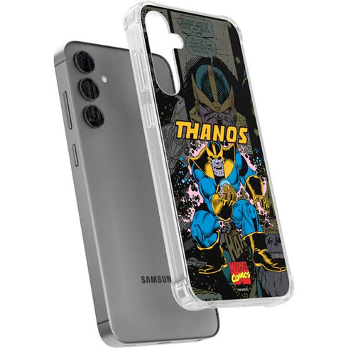 Marvel Classic Comics Thanos Galaxy S24 Plus Clear Case