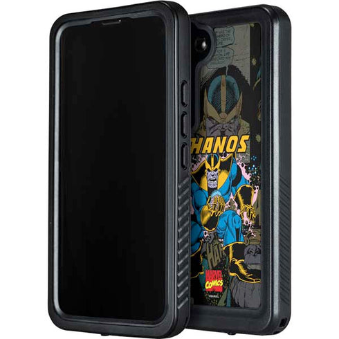 Marvel Classic Comics Thanos Galaxy S24 Plus Waterproof Case