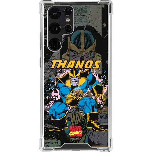 Marvel Classic Comics Thanos Galaxy S24 Ultra Clear Case