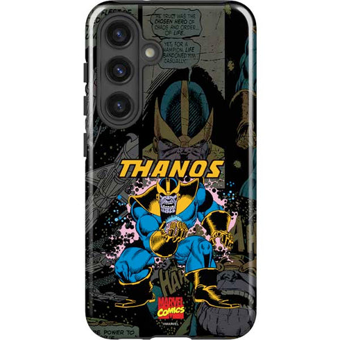Marvel Classic Comics Thanos Galaxy S25 Impact Case