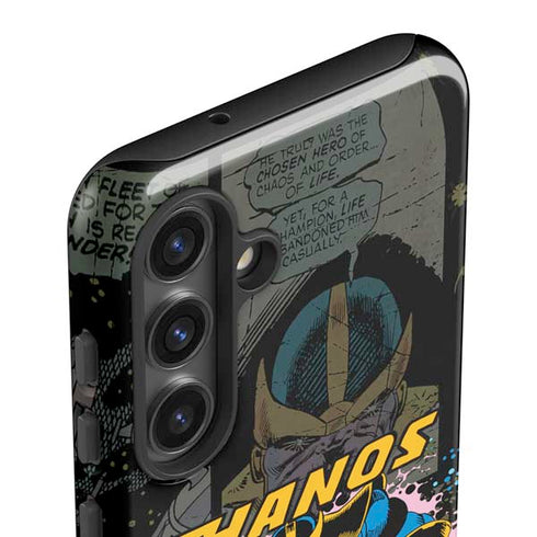 Marvel Classic Comics Thanos Galaxy S25 Plus Impact Case