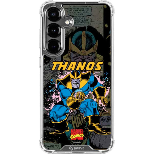 Marvel Classic Comics Thanos Galaxy S26 Plus Clear Case