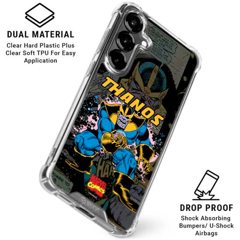 Marvel Classic Comics Thanos Galaxy S26 Plus Clear Case