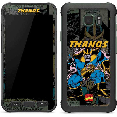 Marvel Classic Comics Thanos Galaxy S7 Active Skin