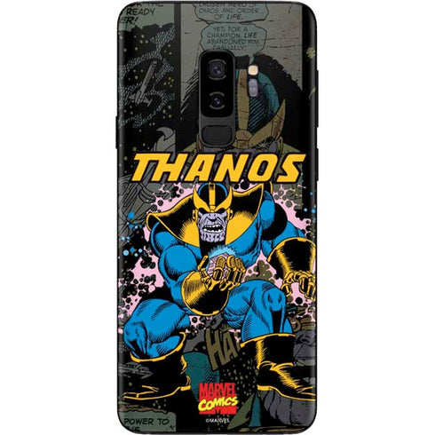 Marvel Classic Comics Thanos Galaxy S9 Plus Skin