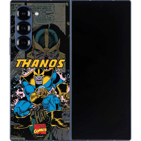 Marvel Classic Comics Thanos Galaxy Z Fold6 Skin