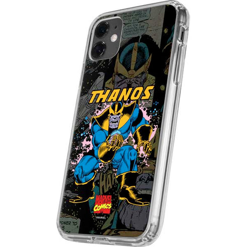 Marvel Classic Comics Thanos iPhone 11 Clear Case
