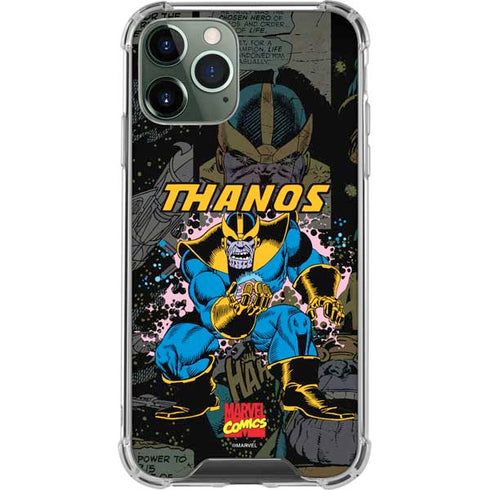 Marvel Classic Comics Thanos iPhone 11 Pro Max Clear Case