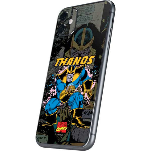 Marvel Classic Comics Thanos iPhone 11 Skin