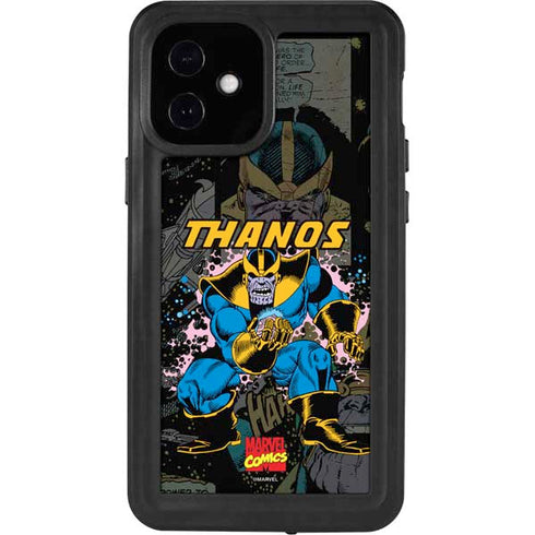 Marvel Classic Comics Thanos iPhone 12 Mini Waterproof Case