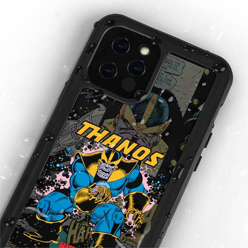 Marvel Classic Comics Thanos iPhone 12 Pro Waterproof Case