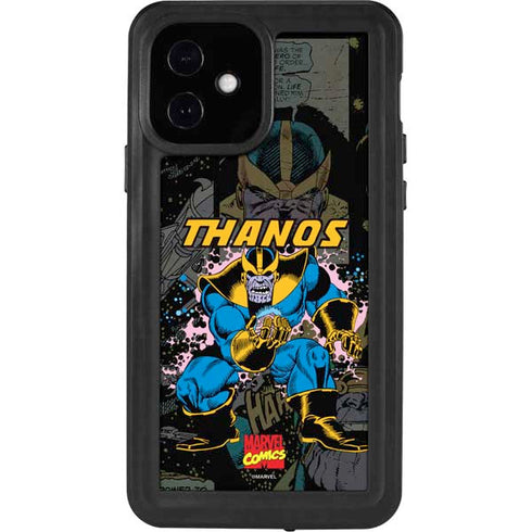 Marvel Classic Comics Thanos iPhone 12 Waterproof Case