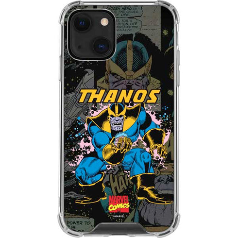 Marvel Classic Comics Thanos iPhone 13 Mini Clear Case