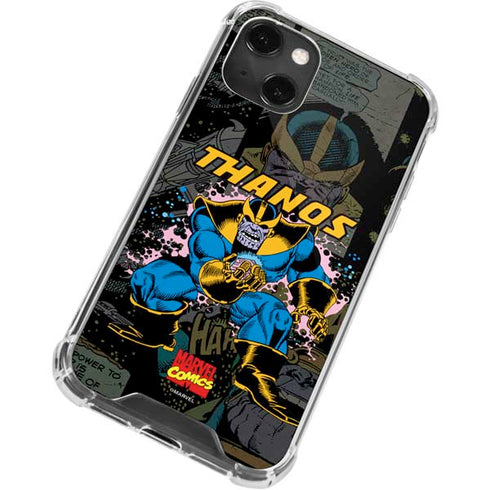 Marvel Classic Comics Thanos iPhone 13 Mini Clear Case
