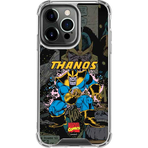 Marvel Classic Comics Thanos iPhone 13 Pro Clear Case