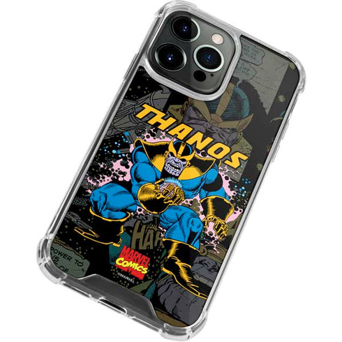 Marvel Classic Comics Thanos iPhone 13 Pro Max Clear Case