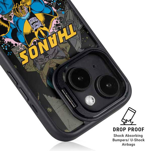 Marvel Classic Comics Thanos iPhone 14 Kickstand Case