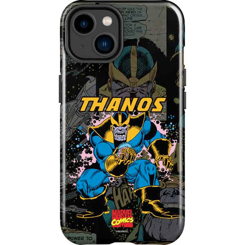 Marvel Classic Comics Thanos iPhone 14 Plus Impact Case