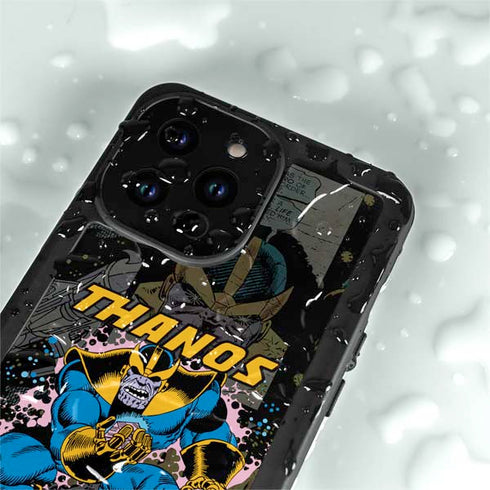 Marvel Classic Comics Thanos iPhone 14 Pro Max Waterproof Case