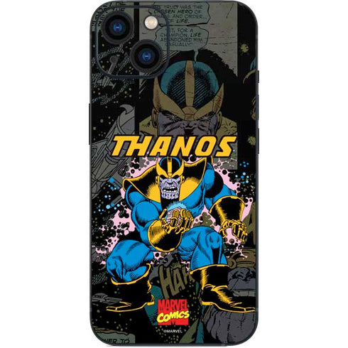 Marvel Classic Comics Thanos iPhone 14 Skin