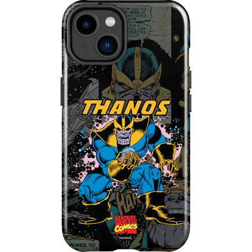 Marvel Classic Comics Thanos iPhone 15 Impact Case