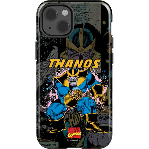 Marvel Classic Comics Thanos iPhone 15 Plus Impact Case