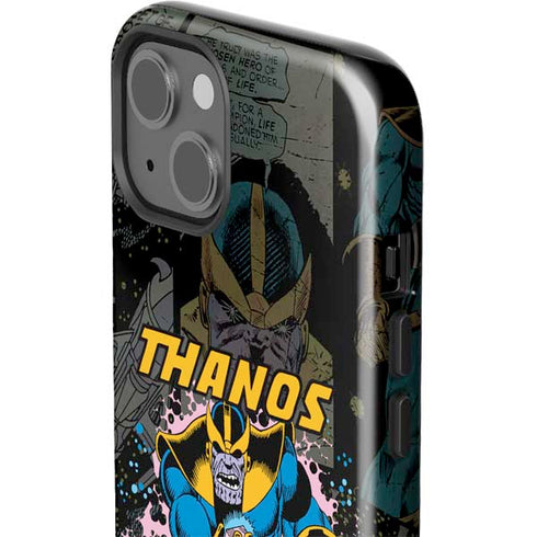 Marvel Classic Comics Thanos iPhone 15 Plus Impact Case