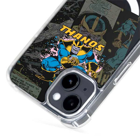 Marvel Classic Comics Thanos iPhone 15 Plus MagSafe Case